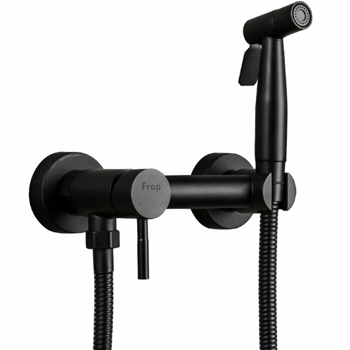 F7503-6 Гигиенич. душ со смес. черный