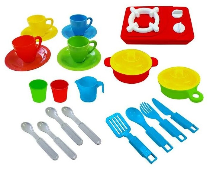 Green Plast Набор "Кухня", 24 предмета