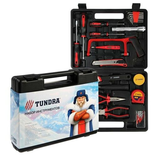 tundra набор инструментов в кейсе tundra с новым годом подарочная упаковка 31 предмет TUNDRA Набор инструментов в кейсе TUNDRA С Новым Годом, подарочная упаковка, 31 предмет