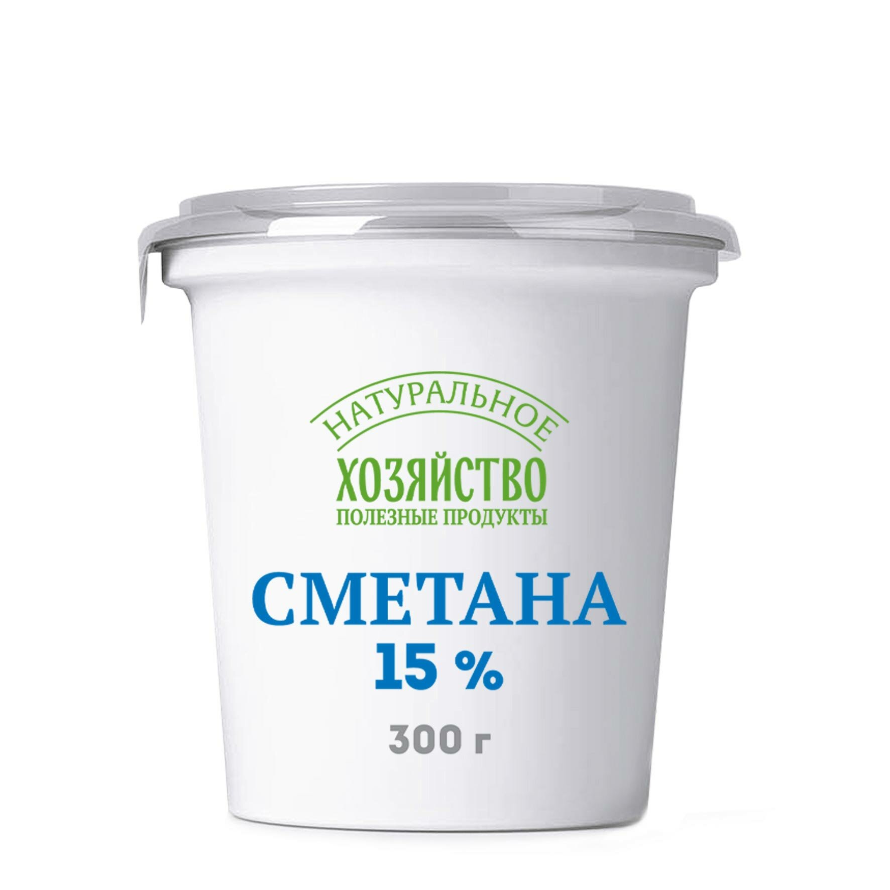 Сметана 15% 300 г Бзмж