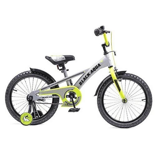 Велосипед BLACK AQUA Velorun 14 серо-лимонный 552000₽