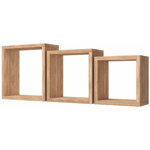 Комплект полок TORGET, 28x28x12 см, бежевый