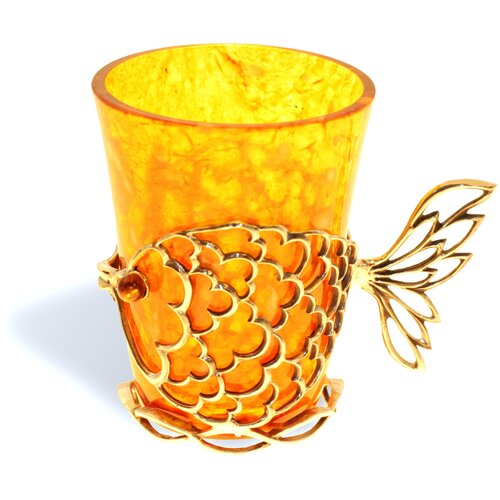 Стопка Amber Palace из янтаря в стопочнице