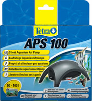 Компрессор Tetra APS 100 для аквариума 50 - 100 л (100 л/ч, 2.5 Вт, 1 канал, регулируемый), антрацит