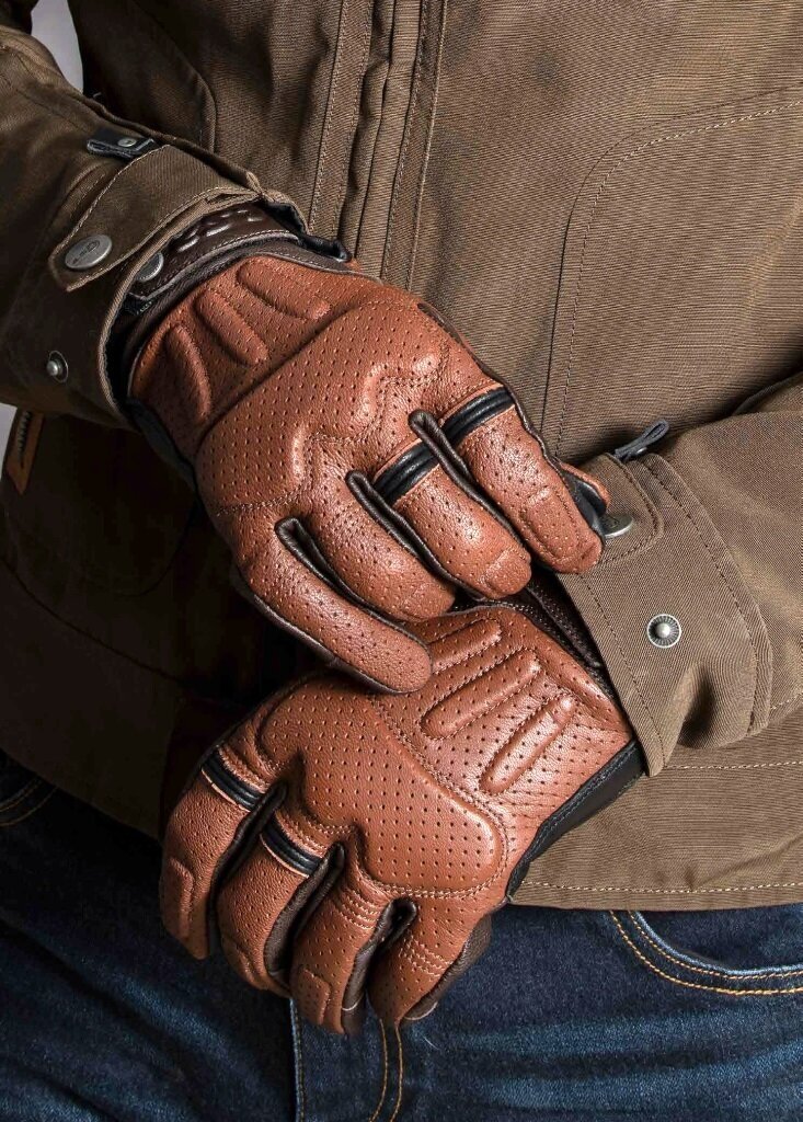Мотоперчатки RUST MAN GLOVES LS2 (коричневый XL)