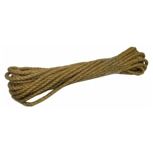 Канат джутовый 6мм 10м, кдж6-10