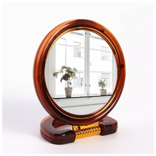 зеркало queen fair зеркало в подарочной упаковке Queen Fair зеркало косметическое складное-подвесное 5395832 зеркало косметическое складное-подвесное 5395832, янтарный