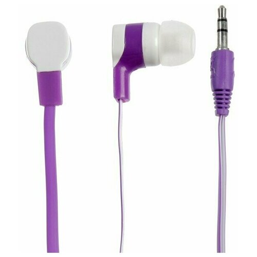 Наушники LuazON VBT 17 вакуумные плоский провод микс 22800₽