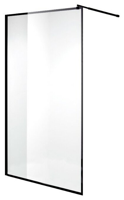 фото Душевая перегородка Niagara Nova NG-687-90 Black 90x195