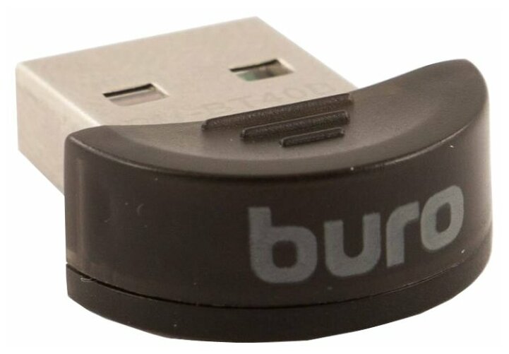 Адаптер USB Buro BU-BT40С Bluetooth 4.0+EDR class 1 100м черный - фото №2