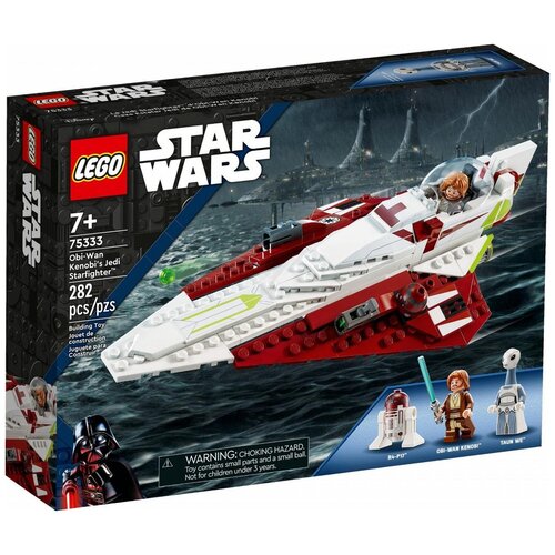 luceno james star wars labyrinth of evil Конструктор LEGO Star Wars 75333 Obi-Wan Kenobi's Jedi Starfighter Джедайский истребитель Оби-Вана Кеноби, 282 дет.