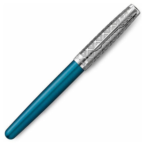 1341477 Перьевая ручка Parker (Паркер) Sonnet Premium Metal Blue CT F