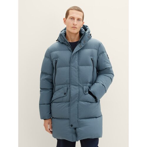 фото Пуховик tom tailor, размер m, серый