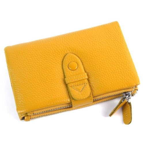 фото Маленький женский кожаный кошелек 3998 дарк грин piove