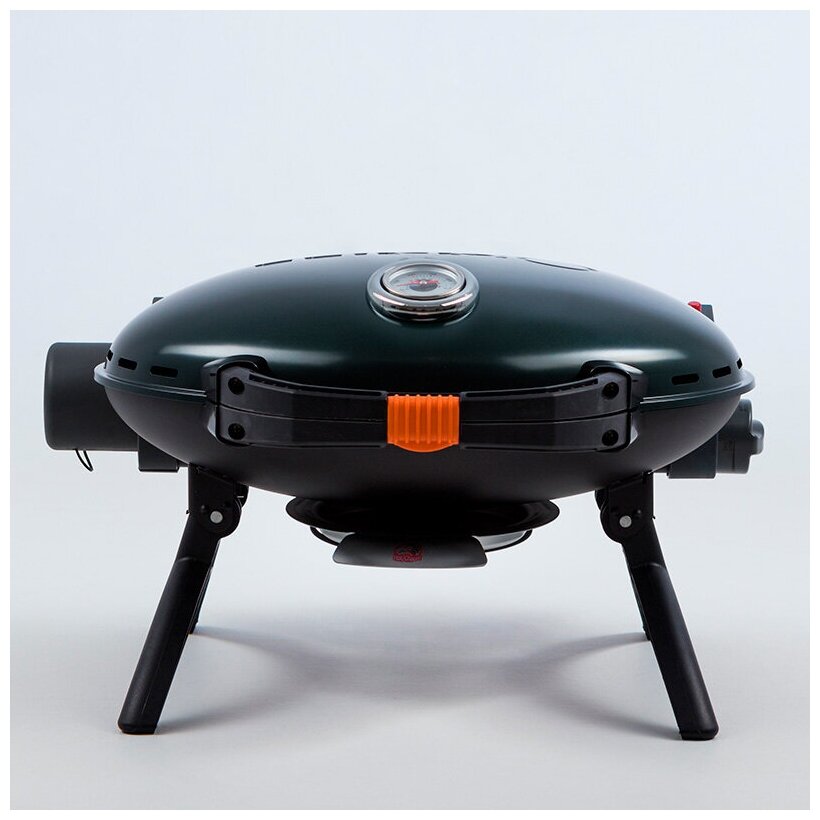 Газовый гриль O-GRILL 500MT bicolor black-green (зеленый) - фотография № 4