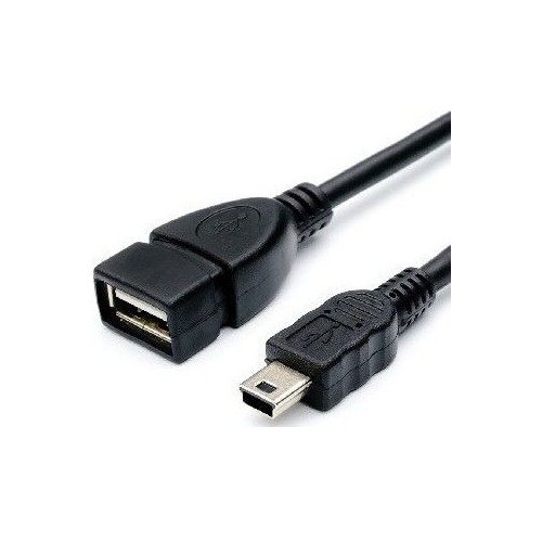 otg кабель для мобильных устройств usb2 0 af microb otg 0 1м 5bites ua af micro5 otg Кабель USB 2.0 Тип A - B 5pin mini Atcom AT2822 0.1m