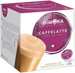 Кофе в капсулах GIMOKA Caffelatte для кофемашин Dolce Gusto