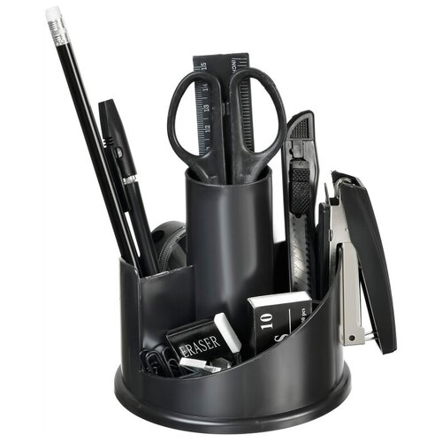 Настольный набор Silwerhof 12 предметов пластик черный 1552₽