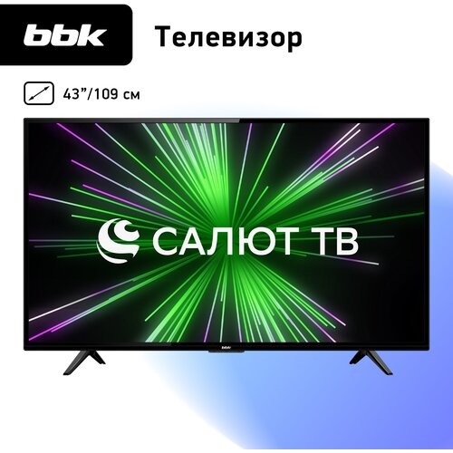 LED телевизор BBK 43LEX-7387/FTS2C черный
