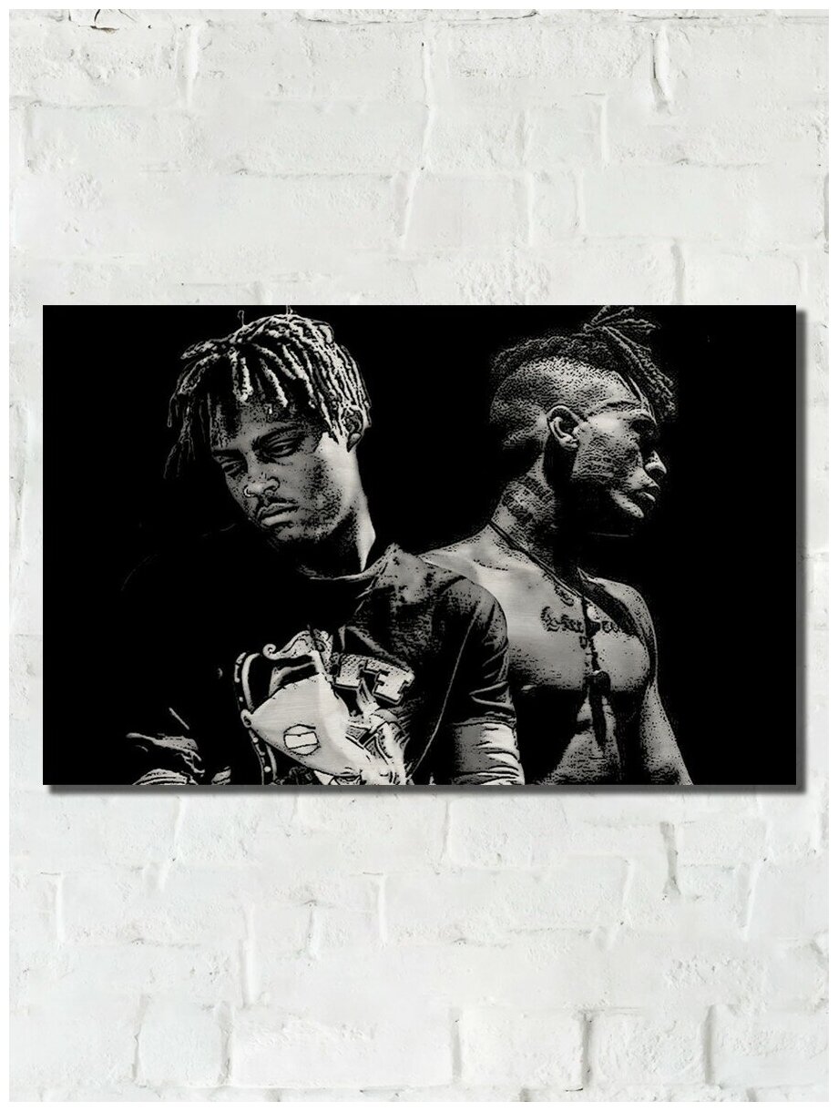 Картина интерьерная на дереве музыка Juice WRLD XXX Tentacion (Хип-хоп) - 7903 Г