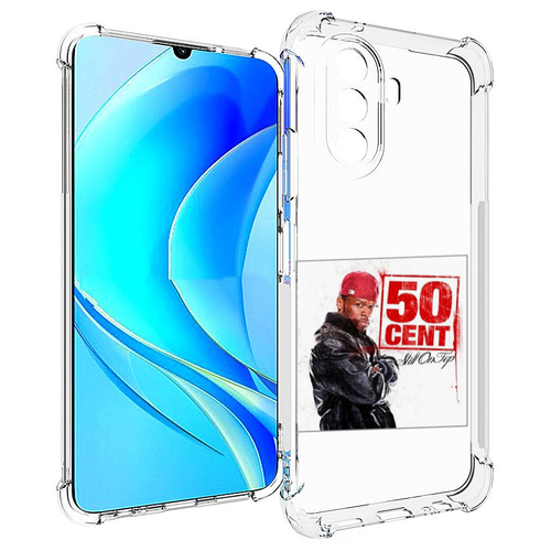 Чехол MyPads 50 Cent - Still On Top для Huawei Nova Y70 / Nova Y70 Plus (MGA-LX9N) / Huawei Enjoy 50 задняя-панель-накладка-бампер чехол mypads красный индеец для huawei nova y70 nova y70 plus mga lx9n huawei enjoy 50 задняя панель накладка бампер