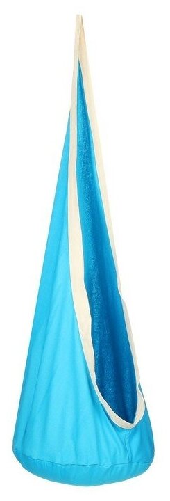 Maclay Гамак-кокон 140 х 50 см, хлопок, цвет синий - фотография № 3