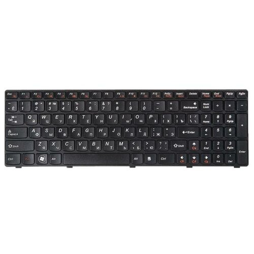 Клавиатура для ноутбука Lenovo Z570, B570, B590, V570, V580, V580c, Z575 (p/n: 25-013347) разъем питания для lenovo b570 b575 z570 z575 5 5x2 5 с кабелем