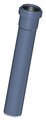 POLOPLAST 02011 Труба канализационная 40, длина 250 мм, 3-х слойная, с раструбом PKEM, с предустановленным уплотнительным кольцом, синий