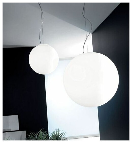 Подвесной светильник шар Jellymoon 30 см с белым свечением