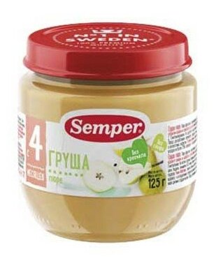 Пюре Semper Груша, 80гр - фото №17