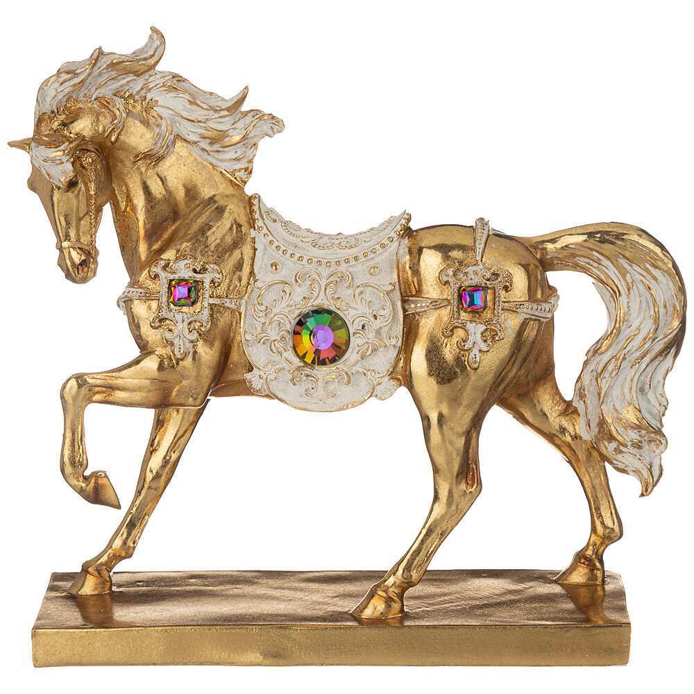 Фигурка декоративная лошадь 30,5х9,5х28,1см (182098)