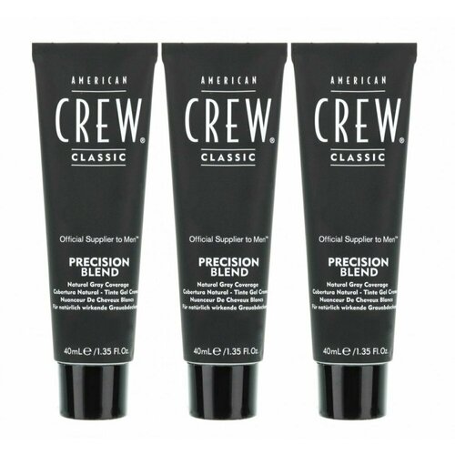 American Crew Precision Blend - Краска для седых волос пепельный оттенок 56 340 мл 2630₽