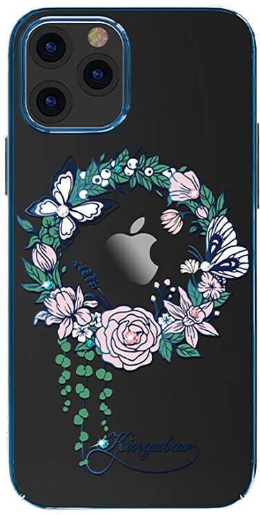 Чехол PQY Wreath для iPhone 12/12 Pro Бабочка