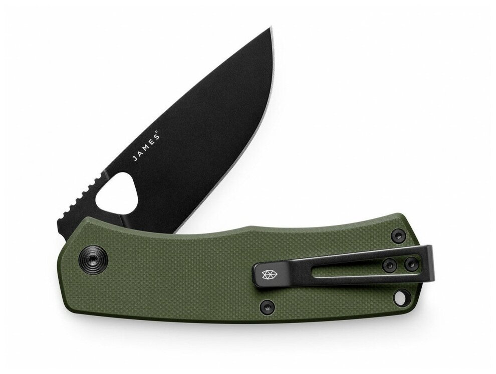 Нож The James Brand the Folsom, OD Green / Black