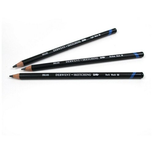 чернографитовые карандаши derwent карандаш чернограф водорастворимый hb derwent watersoluble sketching Чернографитовые карандаши Derwent Карандаш чернограф. водорастворимый 4B Derwent Watersoluble Sketching