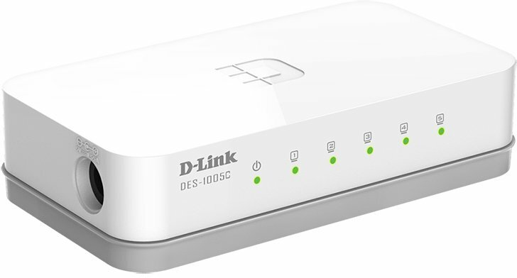 Коммутатор (switch) D-Link DES-1005C