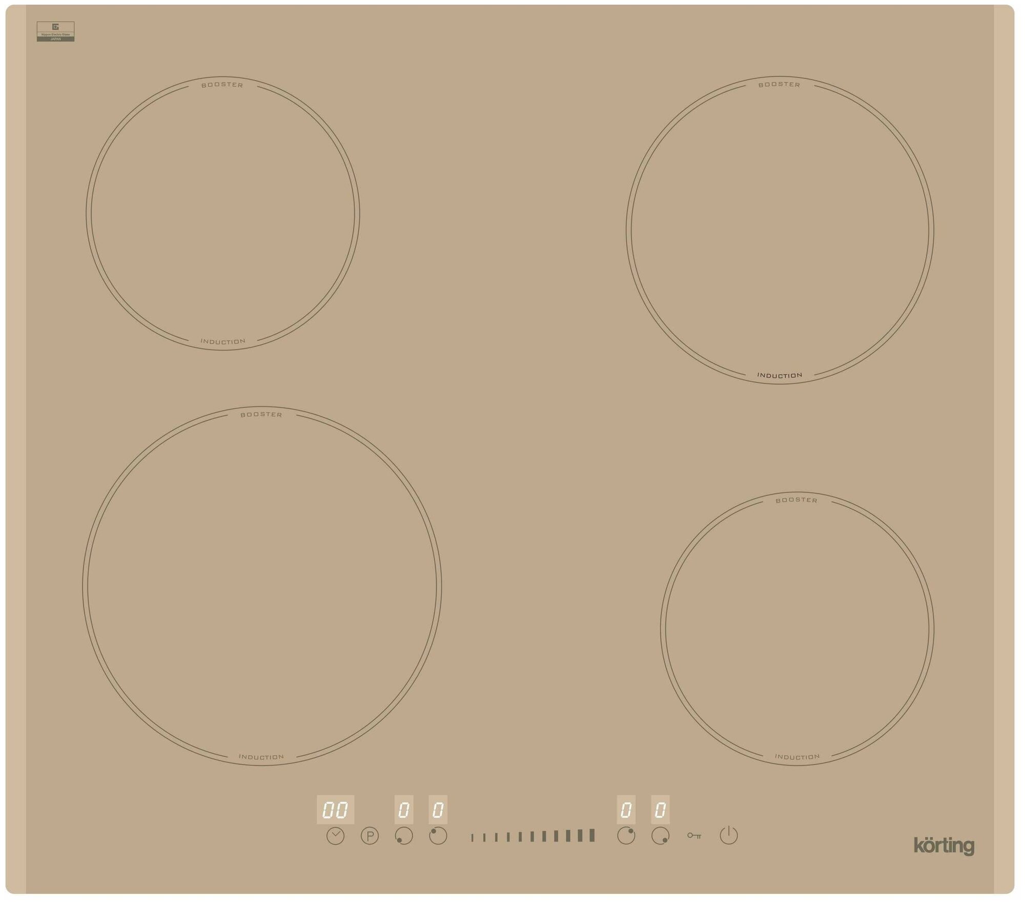 Индукционная варочная панель Korting HI 64560 BCG