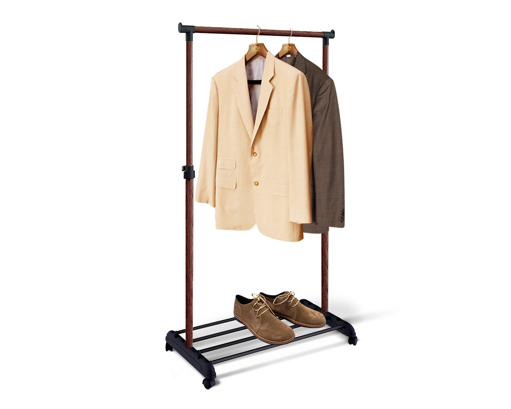 Вешалка Sheffilton CH-4345 черный/темный орех 3616077203 911201