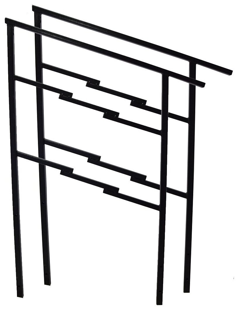 Перила к крыльцу 2 ступени - комплект 2 штуки