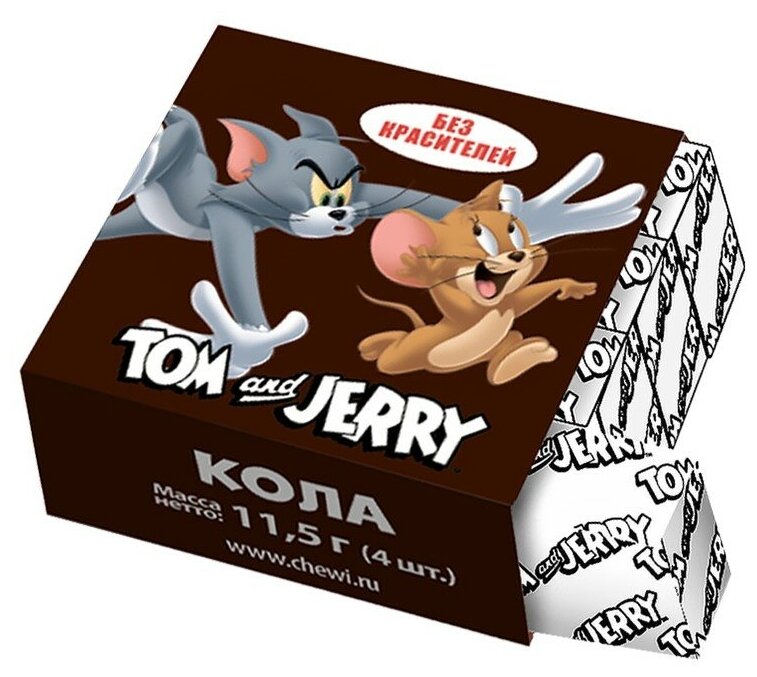 Жевательные конфеты Tom & Jerry сладости том и джерри микс вкусов (3 шт. по 34,5 гр.) - фотография № 5