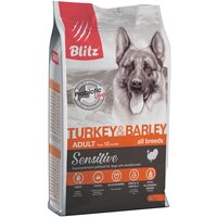 BLITZ к/соб Turkey&Barley Sensitive для собак Индейка&Ячмень 2 кг