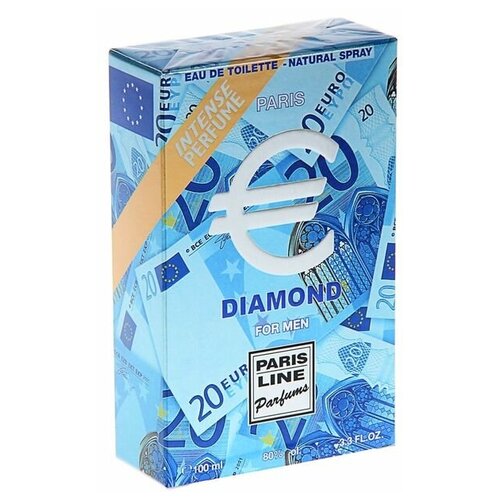 Туалетная вода мужская Euro Diamond Intense Perfume, 100 мл