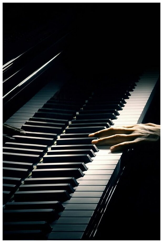 Постер на холсте Пианино (Piano) №10 30см. x 45см.