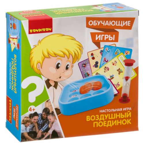 Обучающие игры Bondibon Настольная игра «воздушный поединок», BOX 21x5,6x21 см ВВ3624