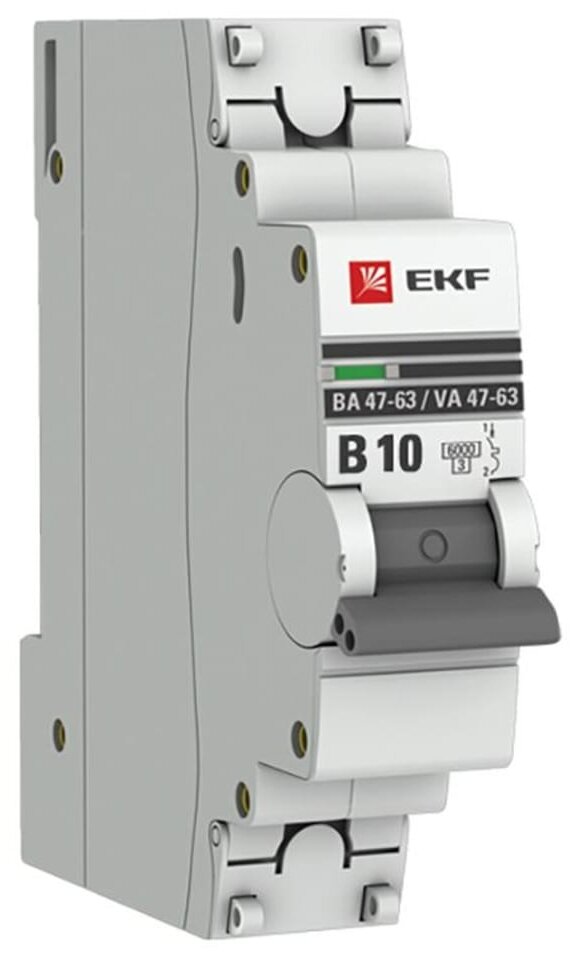 Автоматический выключатель EKF ВА 47-63 1P (B) 45kA