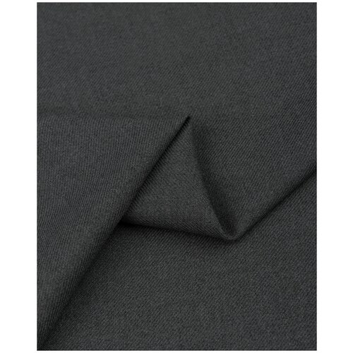 Ткань для шитья и рукоделия Костюмная Колледж черная 5 м * 150 см