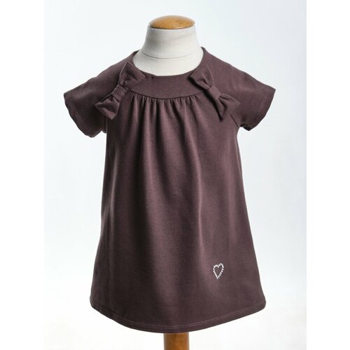 Платье Mini Maxi, размер 92, коричневый платье leya me размер 92 бежевый коричневый