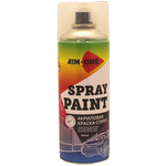 AIM-ONE Краска-спрей белая матовая 450мл (аэрозоль). Spray paint white matt SP-MW1007 - изображение
