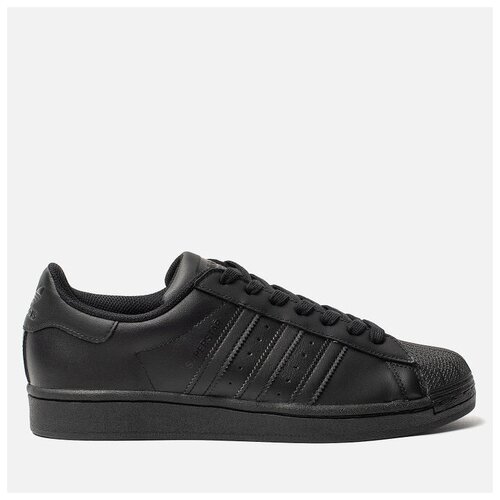 фото Мужские кроссовки adidas originals superstar чёрный , размер 44.5 eu