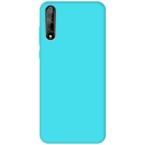 фото Чехол - накладка soft touch для huawei y8p / honor 30i мятный gosso